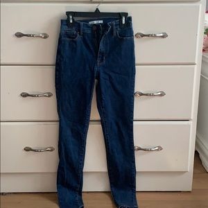 Dark wash jeans